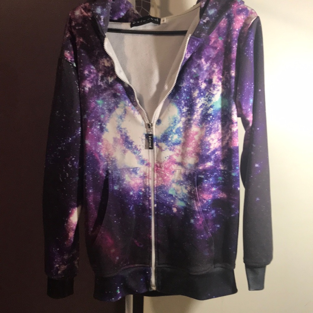 Trendy galaxy hoodie!